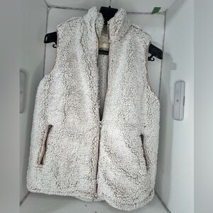 Thread & Supply Cream Sherpa Vest